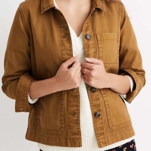 Madewell Garment-Dyed Ashwood Chore Coat